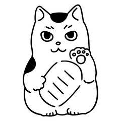 縁起物　まねきねこ