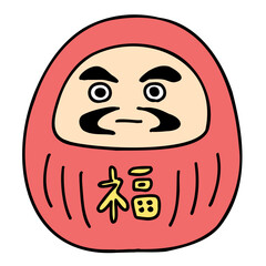 縁起物　だるま