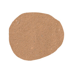 Angular Geometric Brown Kraft Paper Shout Bubble