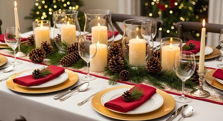 Soft glowing holiday mood