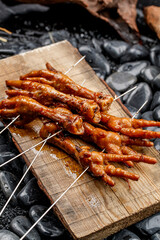 Jinzhou barbecue skewers and grilled chicken feet