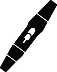 Illustration pregnancy test simple graphic result symbol silhouette vector