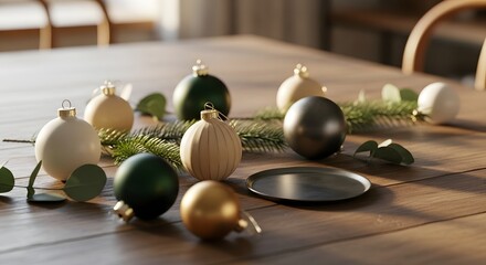 Naklejka premium Soft and warm Christmas stillness