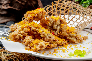 Crispy Fried Pork Tenderloin with Oatmeal