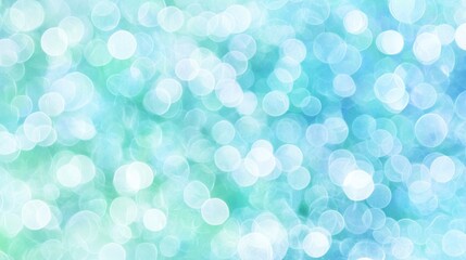 Delicate light bokeh patterns in soft pastel colors.