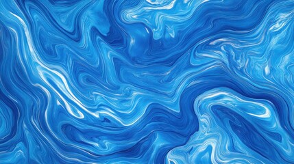 Obraz premium Abstract blue and white marble design.