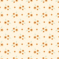 seamless background with flowers