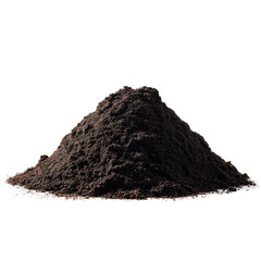 Pile of Dark Earth: A solitary heap of rich, dark earth, ready to nurture new life, providing a strong foundation for plants