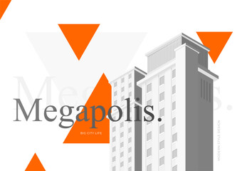 Vector modern colorful landing page