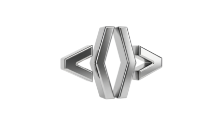 3d html bracket icon silver isolated on white background