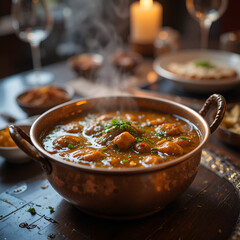beef stew with potatoes and vegetables