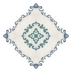 ornamental round lace pattern