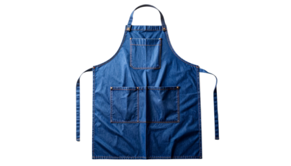 Colorful aprons on a white background