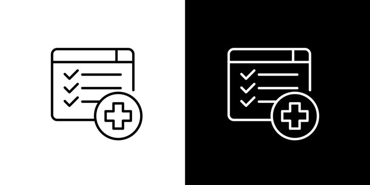 Linear icon for task management, illustrating the addition of a new item to a checklist or to-do list within a user interface