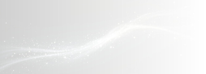 Elegant white background with soft swirling patterns and delicate snowflakes.Texture of cold winter...