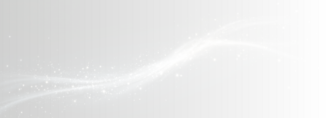 Elegant white background with soft swirling patterns and delicate snowflakes.Texture of cold winter wind. Light effect for advertising, holidays, cards, gifts. 