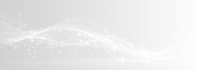 Elegant white background with soft swirling patterns and delicate snowflakes.Texture of cold winter wind. Light effect for advertising, holidays, cards, gifts. 