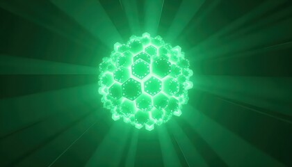 Explosive Neon Energy Rising in Concentrated Geometric Formation