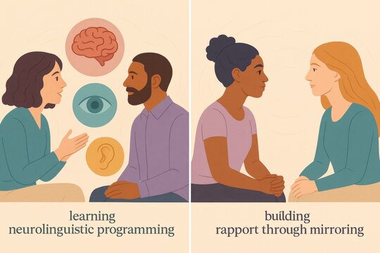 Mastering neurolinguistic programming for effective communication through mirroring techniques and empathetic engagement fostering genuine connections