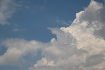 blue sky with clouds