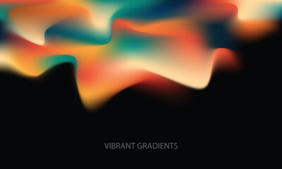 Abstract liquid colorfull gradient background