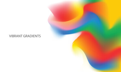 Abstract liquid colorfull gradient background