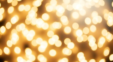 Blurred golden lights create a magical and festive atmosphere.