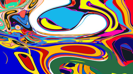 Fototapeta premium abstract colorful background with waves