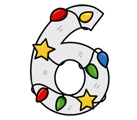 Cute Christmas Number 6