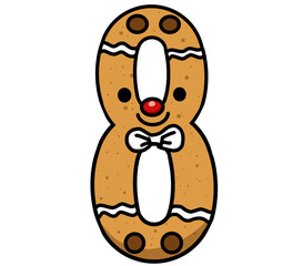 Cute Christmas Number 8