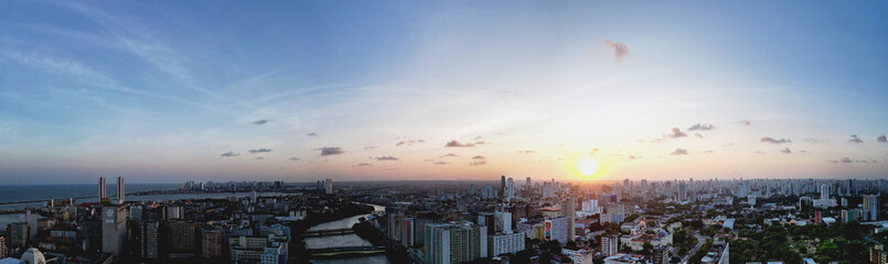 Panor&acirc;mica Por do Sol