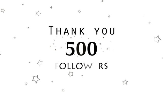 Thank you 500 followers