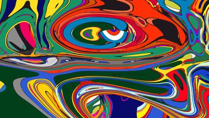 abstract colorful background with circles