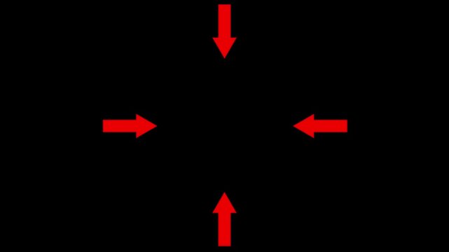 Four arrow direction sign up down, left and right directional and pointing solid arrow icon.highway street sign.