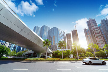 Skyscrapers in the city of technology, China is Shenzhen.