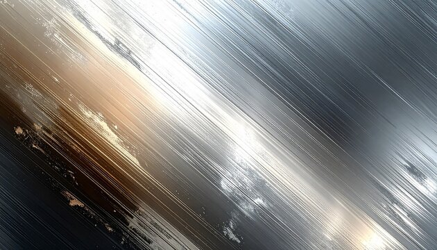 Realistic aluminum brush finish suitable for background designs