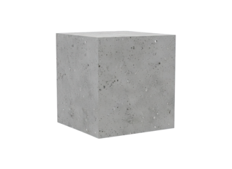 A 3D Rendered Light Blue Hexagon Shape with Beveled Edges and Shadows on a Transparent Background