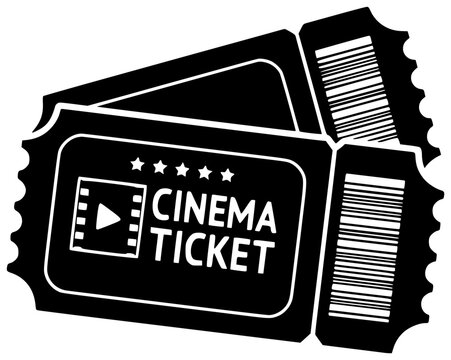 ticket illustration movie silhouette cinema logo theater icon entertainment outline coupon festival event pass theatre film entrance template paper shape women vector graphic background