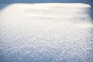 Obraz premium glistening snow in the morning sun