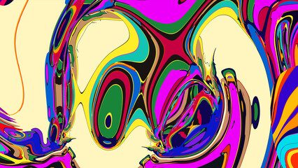 abstract colorful background with swirls