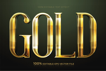 Dramatic Gold editable text effect