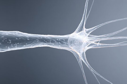 Ultra-clear image of lymphatic valve preventing backflow of lymph