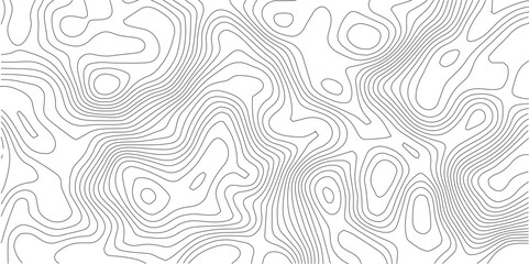 Fototapeta premium Topographic gradient line map. Abstract circle lines background. Abstract blank detailed topographic contour map. Background of the topographic map. Line topography map contour background. 
