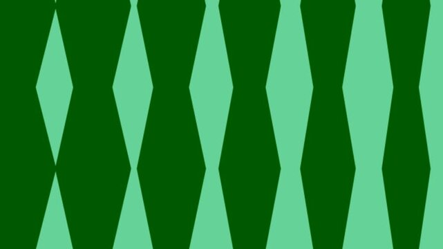 seamless repeating green geometric pattern animation.