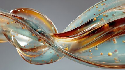 Modern abstract waves create a dynamic and vibrant design perfect for technology, science, or innovative business concepts with a touch of elegance and sophistication