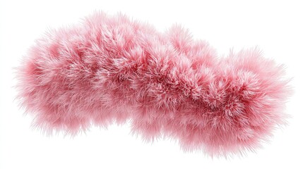 Delicate pink fur texture creating a soft, dreamy aesthetic, ideal for backgrounds, fashion accents, and adding a touch of fluffy charm to your designs, promoting warmth and comfort