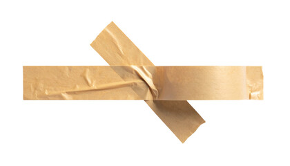 Transparent Background Adhesive Tape Strip for Crafting and Repair Use in Various Conditions