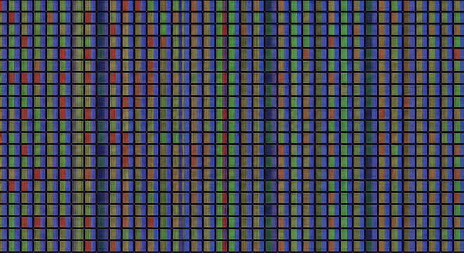 Close up pixel grid display screen technology monitor led lcd rgb resolution detail texture pattern