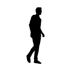 silhouette of a man