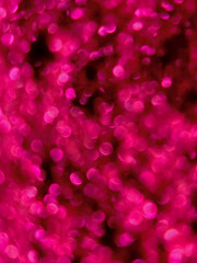 Vibrant Pink Bokeh Lights Abstract Texture